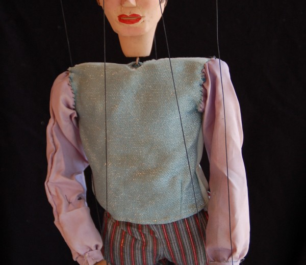 man in striped pants
27 inches-tall, 1976