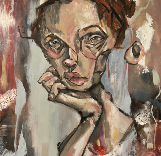 HOLDING HEAVY THOUGHTS
24X18