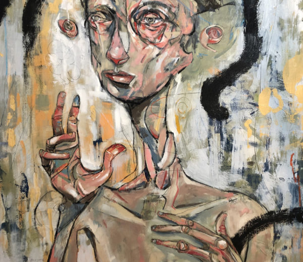 JOEY MONSOON 48X36 ... SOLD