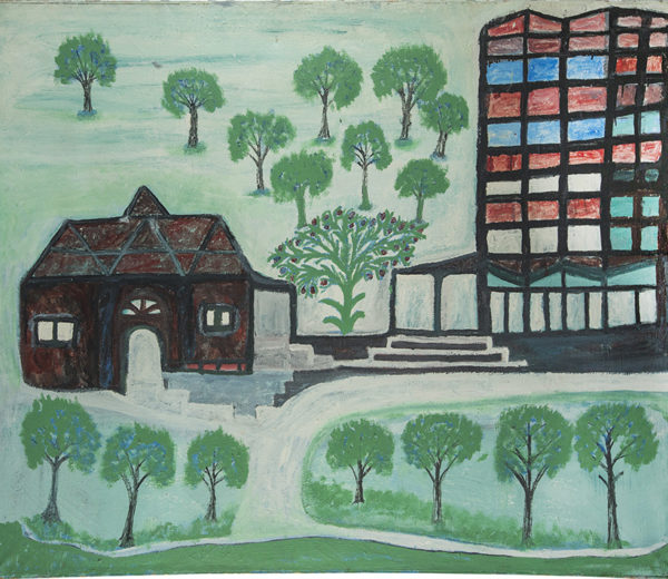 Buildings at Confluenece 50x60