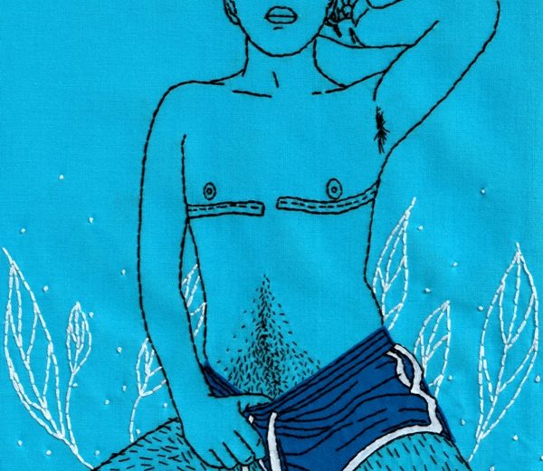 SOLD - BEAU (HE/HIM): IN THE PLANTS, 10x10
