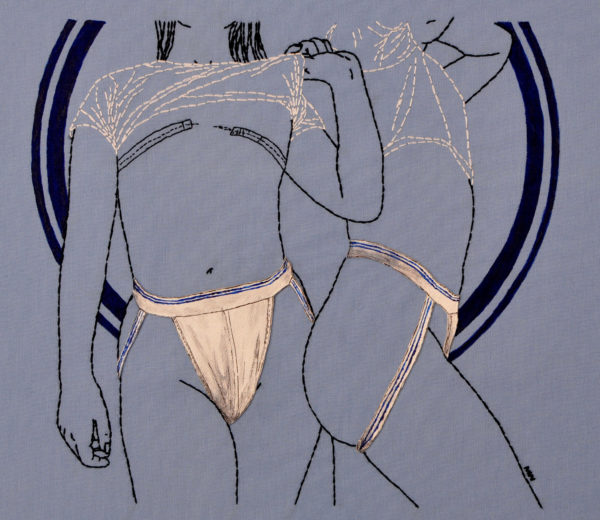 RHETT (THEY/THEM): JOCK STRAP, 12x12