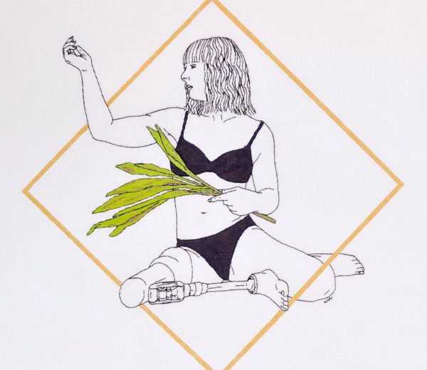 NICOLE (SHE/HER): DIVINE , 14 X 14