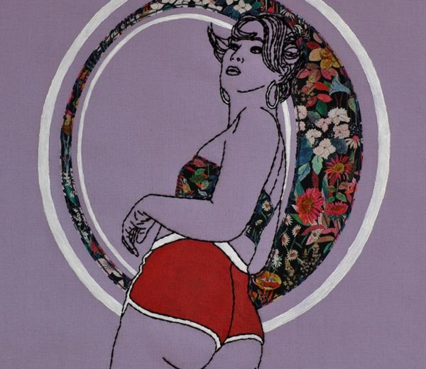 SOLD - TEE (SHE/HER): TEE & LIBERTY, 9 X 12